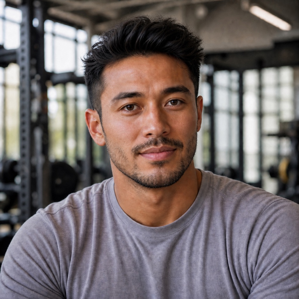 Portrait of a fitness coach growing an audience around their work